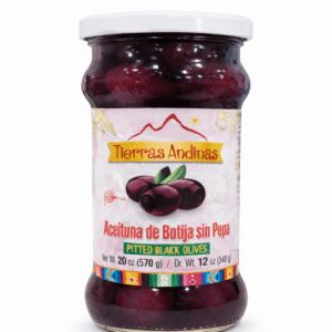 Aceitunas de Botija sin pepa Tierras Andinas 570gr/20oz