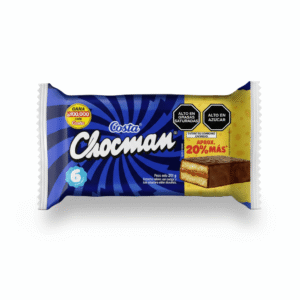 Chocman Bizcocho de Chocolate Costa Bolsa x 6 unidades 201gr