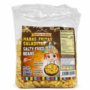 Habas Fritas Saladitas Tierras Andinas 200gr/7.05oz