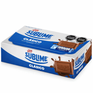 Chocolate Sublime Clásico Nestle Caja x 20 unidades 624gr