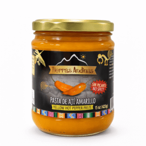 Pasta de Ají Amarillo sin Picante Tierras Andinas 425gr/15oz