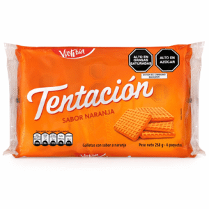 Galletas Tentación Naranja Victoria Bolsa x 6 paquetes 258gr
