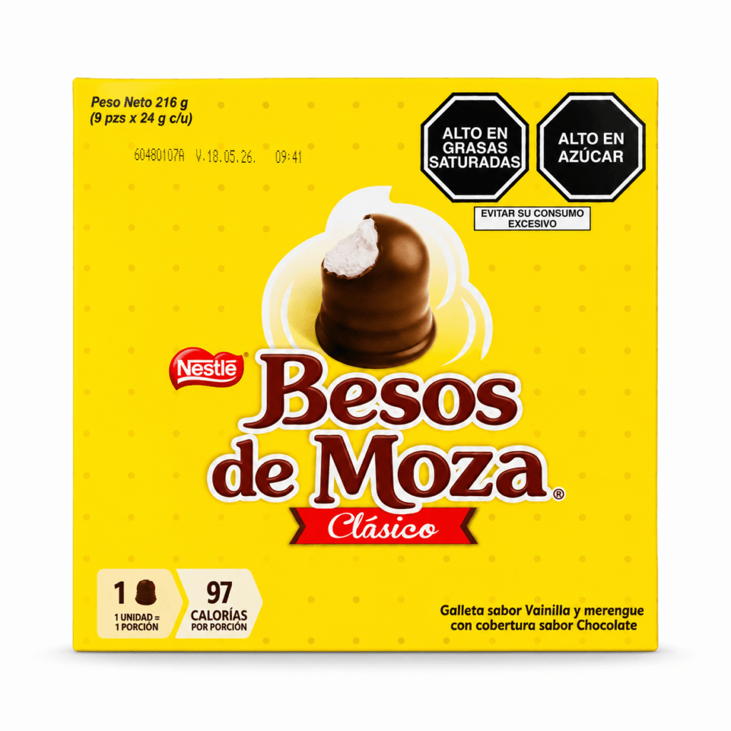 Chocolate Besos de Moza x 9 Unidades 216gr