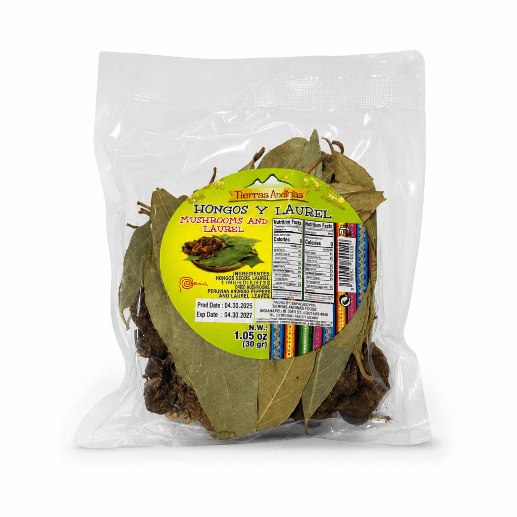 Hongos y Laurel Tierras Andinas 30gr/1.05oz